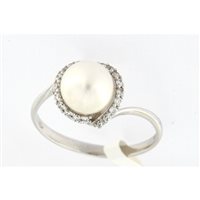 Anello Lorenza Gioielli Donna Collezione Perle in Oro bianco Perla 679879 - 679879